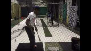 Clayton Crews 2013 Baseball Recruit Pre-Season Batting Practicewmv