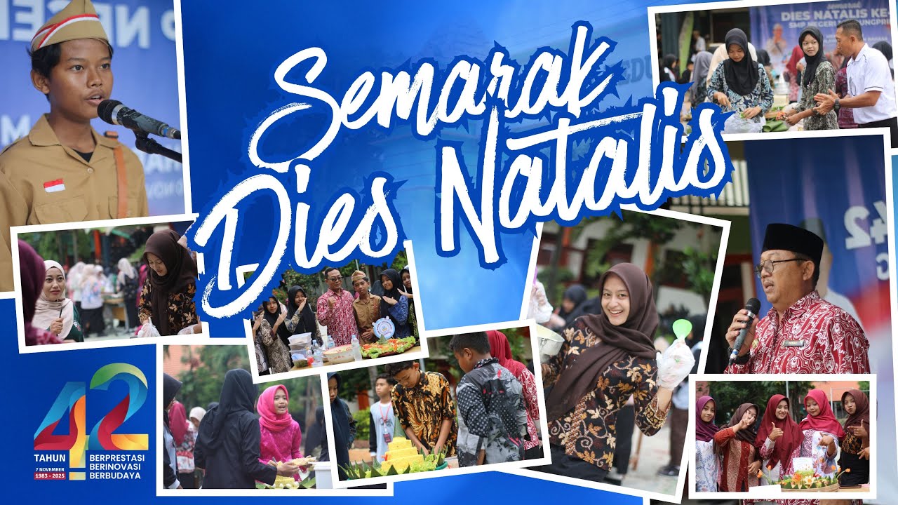 SEMARAK DIES NATALIS KE-42 SMP NEGERI 1 KEDUNGPRING | Peringatan Hari Pahlawan & Bulan Bahasa