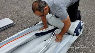 GALA inflatable boats - Tips and Tricks : How to disassemble and pack GALA Canoe Challenger C380?