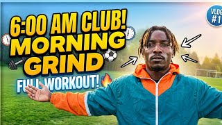 My 6 AM training routine road to pro