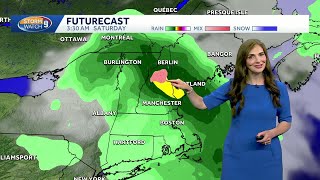 Snow possible in mountains Friday night