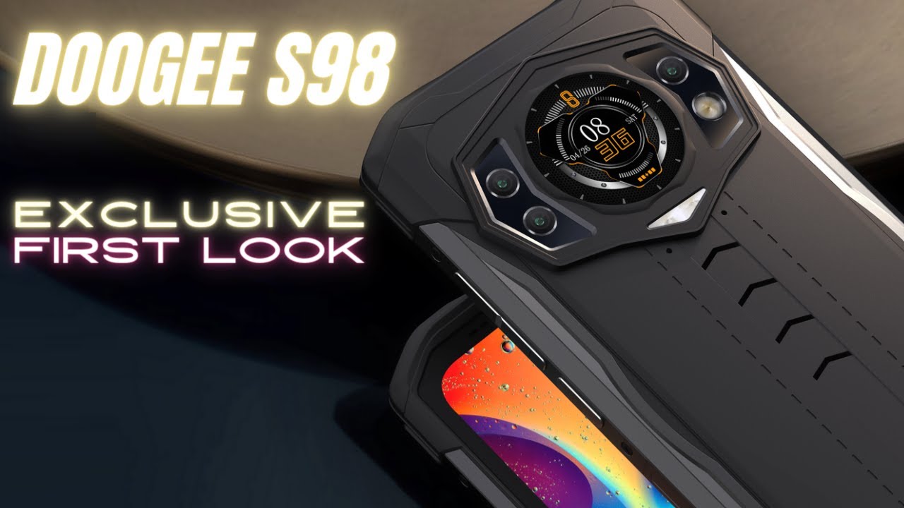 DOOGEE S98 トリプルカメラ ブラック Doogee S98 - Two Displays & Night Vision Camera! - YouTube