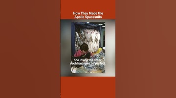 How They Made the Apollo Spacesuits #apollo #moonmission #history