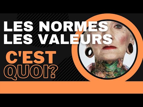 Vidéo: Différence Entre Les Normes Et Les Valeurs