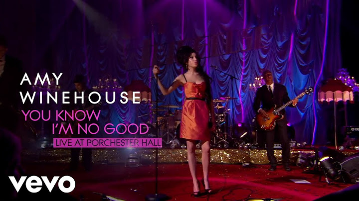 You Know I'm No Good Live version - Live performance video thumbnail
