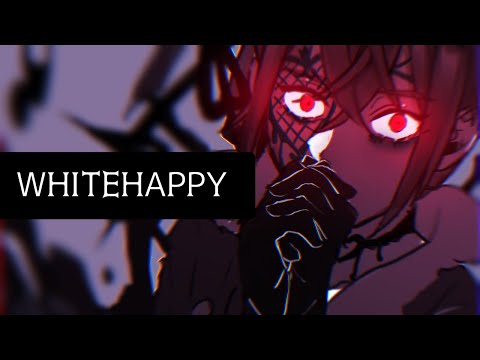 【手描きツイステ】ホワイトハッピー【1周年】