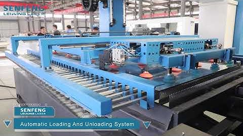 Fiber laser cutting machine SF3015H with Automatic loading and unloading system
