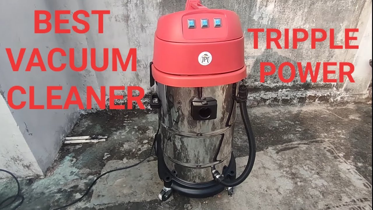 JPT Commercial Vacuum Cleaner 80 Ltr 3200W Tripple Motor YouTube