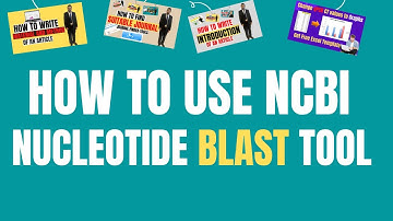 How to use NCBI nucleotide BLAST tool
