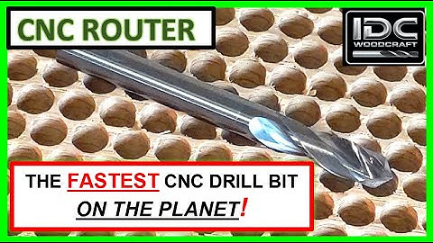 The FASTEST 1/4" Drill bit For CNC Routers [Cribbage boards and other projects] promo