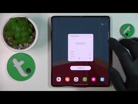 How to Restore Default System Font on a SAMSUNG Galaxy Z Fold5