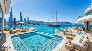 Upbeat Bossa Nova Jazz at a Luxury Retreat by the Sea 🌊Happy Morning Jazz & Soft Waves for Good Mood screenshot 3