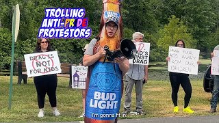 Trolling Anti-Gay Protestors at a Pride Parade