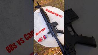 Sunny evening plinking with the Crosman M4-177 multi pump air rifle. #airsoft #bbgun #youtubeshorts