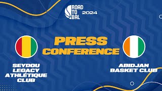 Seydou Legacy Athlétique Club v Abidjan Basket Club - Press Conference