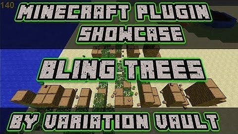 Minecraft Bukkit Plugin - Bling Trees - Make trees fall over