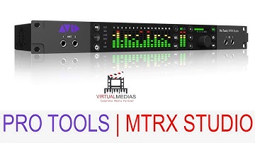 Avid Pro Tools MTRX Studio|64 CHANNEL I/O |Your Studio Centerpiece