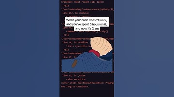 When your code doesn’t work
