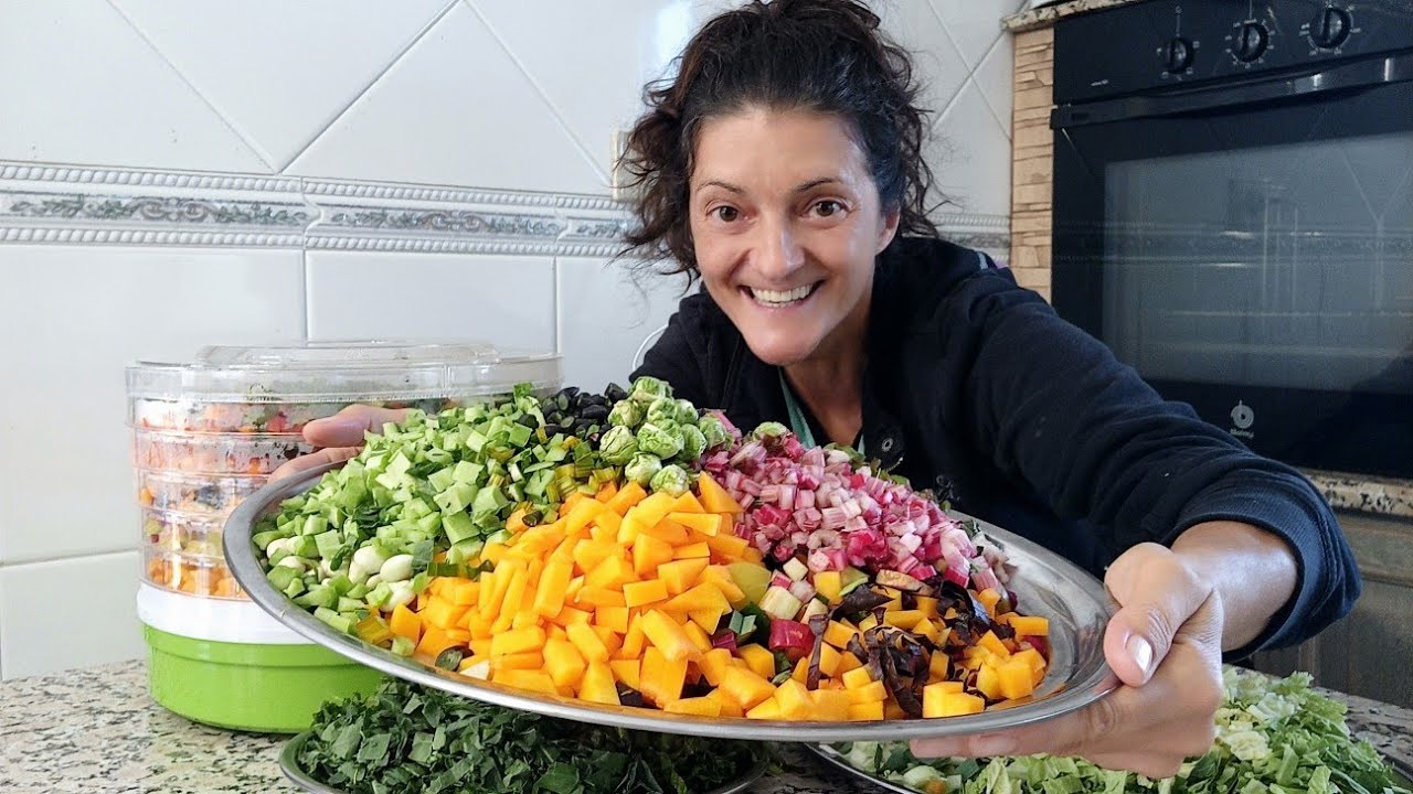 COMO DESHIDRATAR VERDURAS ~ 🥗  CONSERVAR TODO O ANO  || {NUSKA}