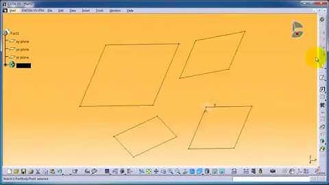DAY 3 CATIA Beginner Tutorial  Starting ur first sketch, Sketcher workbench, rectangles types