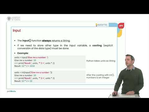 Input and output | 6/83 | UPV