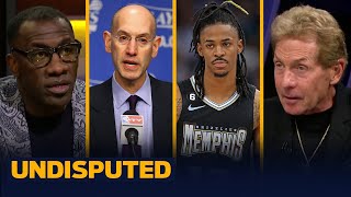 Adam Silver is aware of report from Ja Morant s camp that gun from IG Live was a toy UNDISPUTED