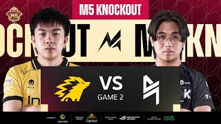 [ID] M5 Knockout Stage Hari 1 | ONIC VS BLACKLIST INTERNATIONAL | GAME 2