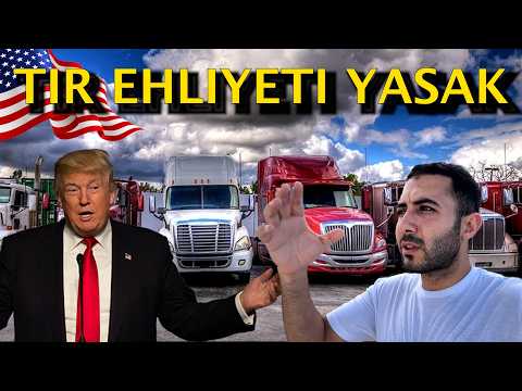 Göçmenlere TIR Ehliyeti(CDL) Yasağı Geldi ~ Amerika’da Tırcı Olmak Artık Hayal mi?