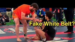 White Belt Beats Brown Belt (Was it Faked)