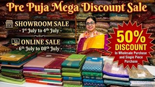Pre Puja Mega Discount Sale - 50% Discount In Wholesale Purchase and Single Piece Purchase