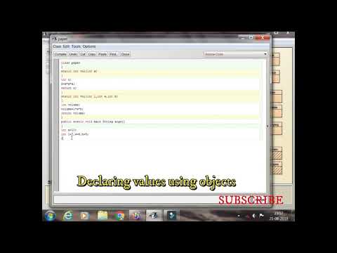 Creating class and instance in java:for calculation of volume of cube and rectangular prism
