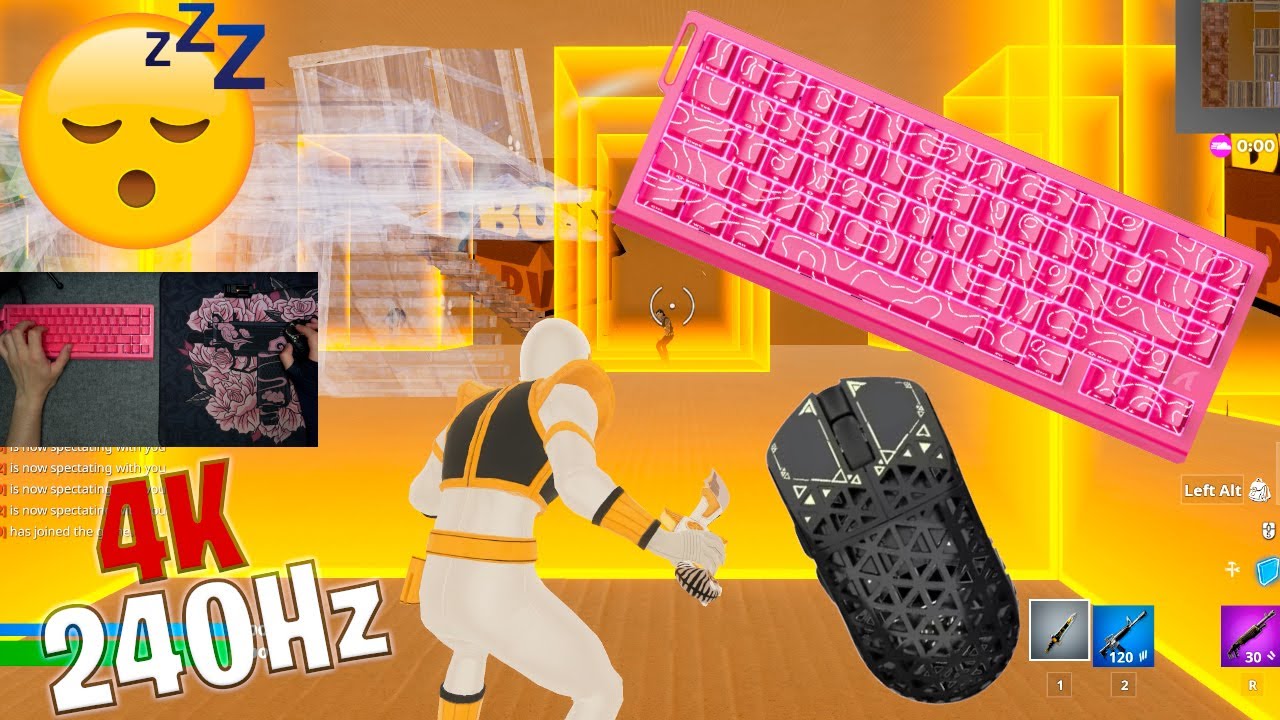 Ipi Float 88 Unboxing ASMR 😴 Box Fight Gameplay 📦 Satisfying Keyboard Fortnite 4K 240 FPS 🏆