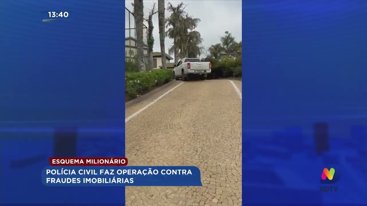 Esquema milionário: Polícia Civil faz operação contra fraudes imobiliárias