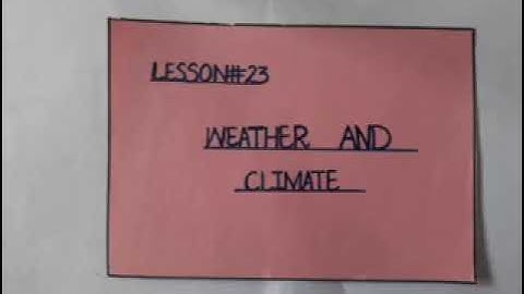 S Studies Class IV June Lecture# 2