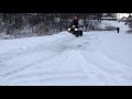 Polaris Sportsman 570 Plowing Snow