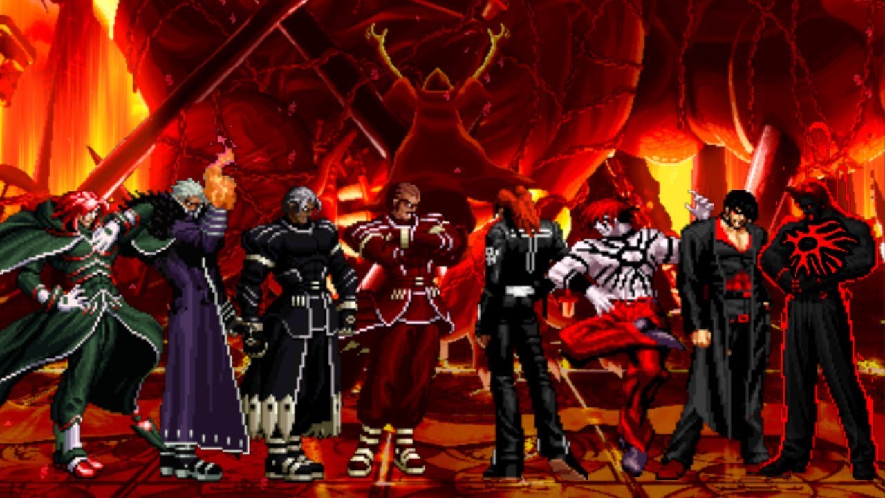 [KOF Mugen] Super N.E.S.T.S Team VS. Red Flames Team