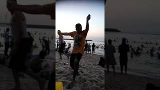 Batla dance in beach in kuwait