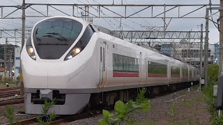 【ジョイント音が凄い場所】22M E657系K13編成 特急ひたち22号 品川行き 泉駅横のガーター橋を通過