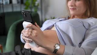 watch how Pulsenmore ES the remote ultrasound is used at home.