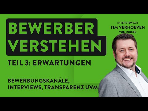 Recruiting - Was erwarten Bewerber? Lernen aus Daten feat. Tim Verhoeven