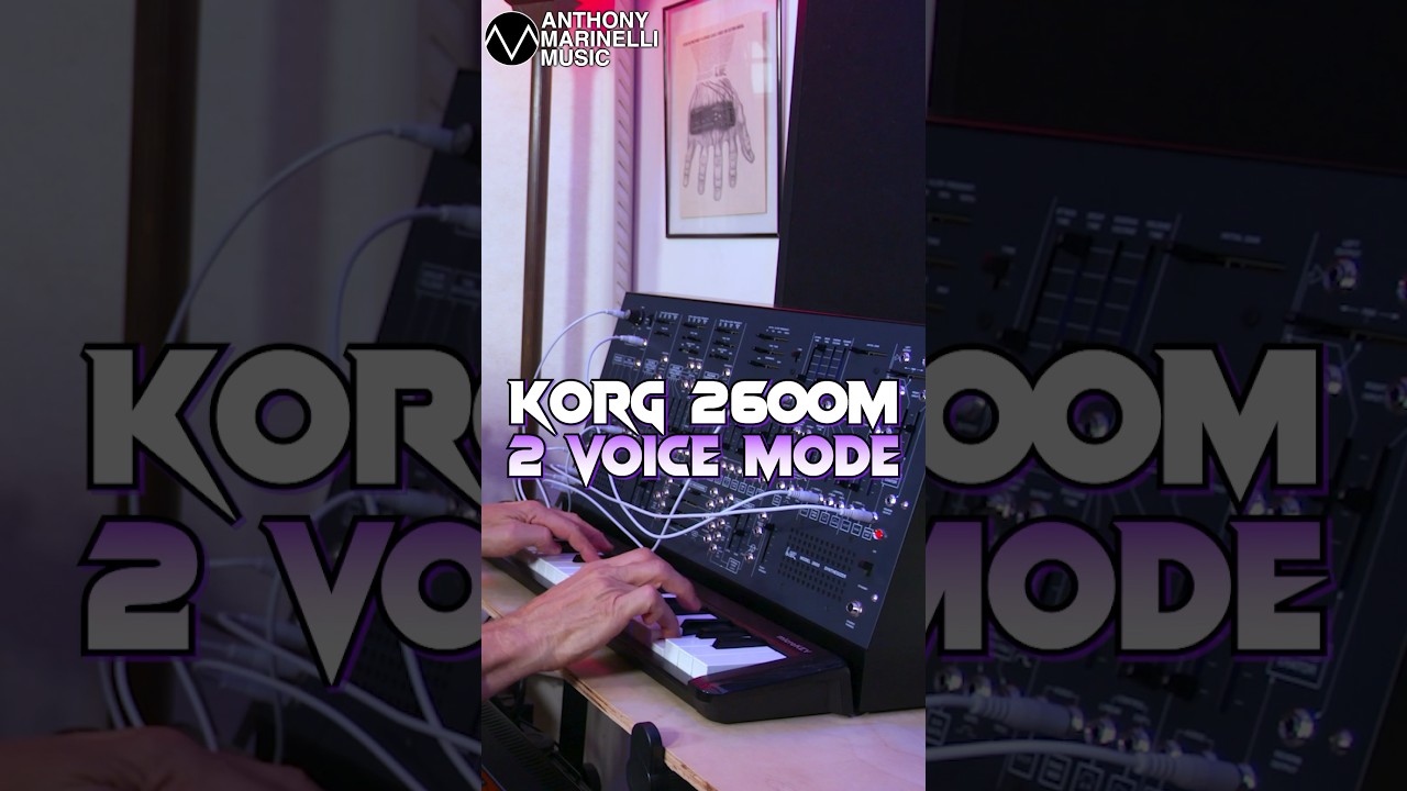 2 Voice Mode on the Korg 2600m 