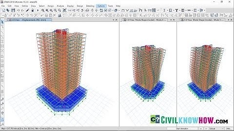 E-tabs  Response Spectrum Analysis