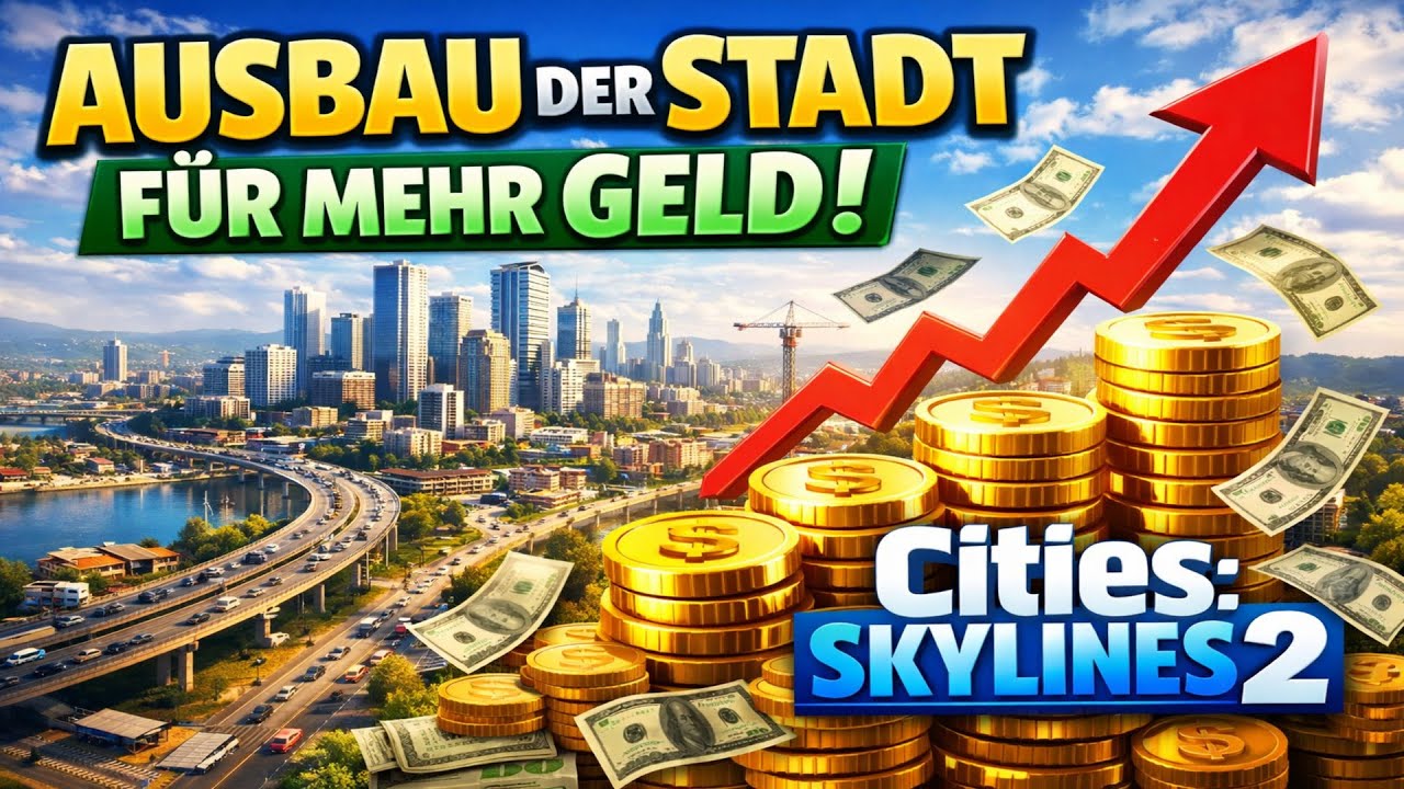 Cities Skylines 2 - [03] 🏛️​ Ausbau der Stadt = Mehr Geld?