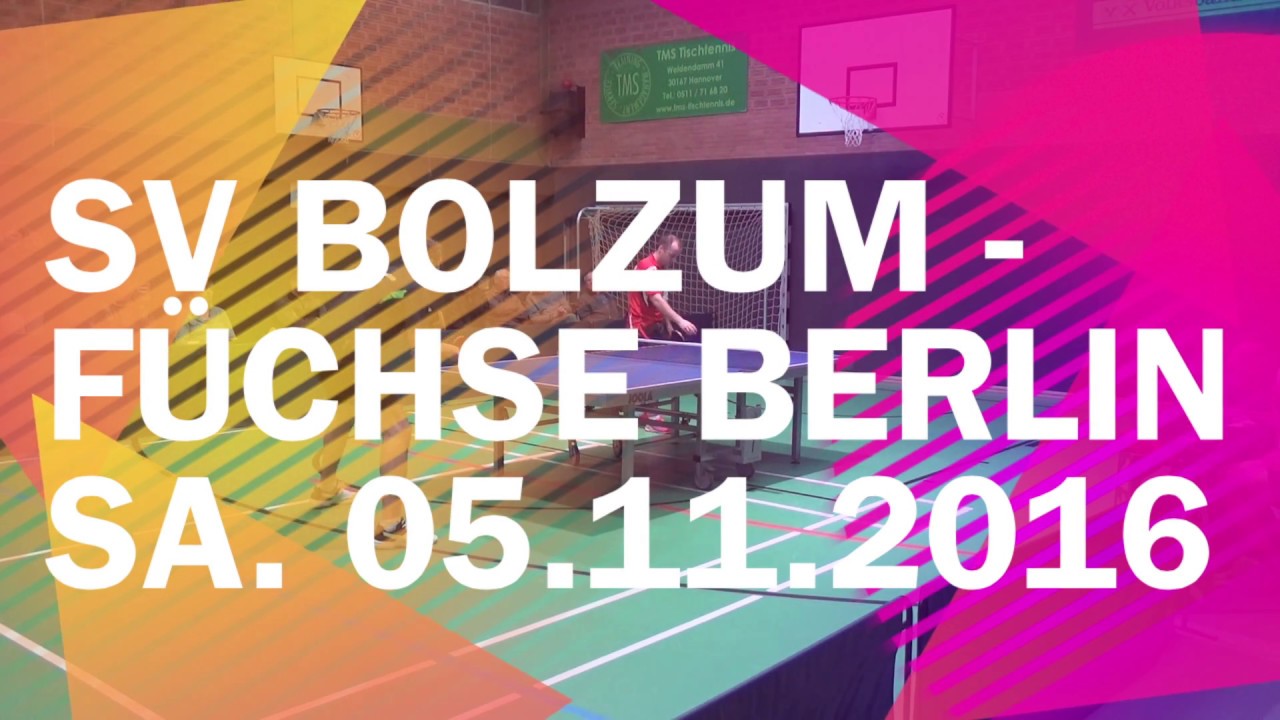 SV Bolzum vs. Füchse Berlin - Sa. 05.11.2016 - Regionalliga Nord 2016/2017