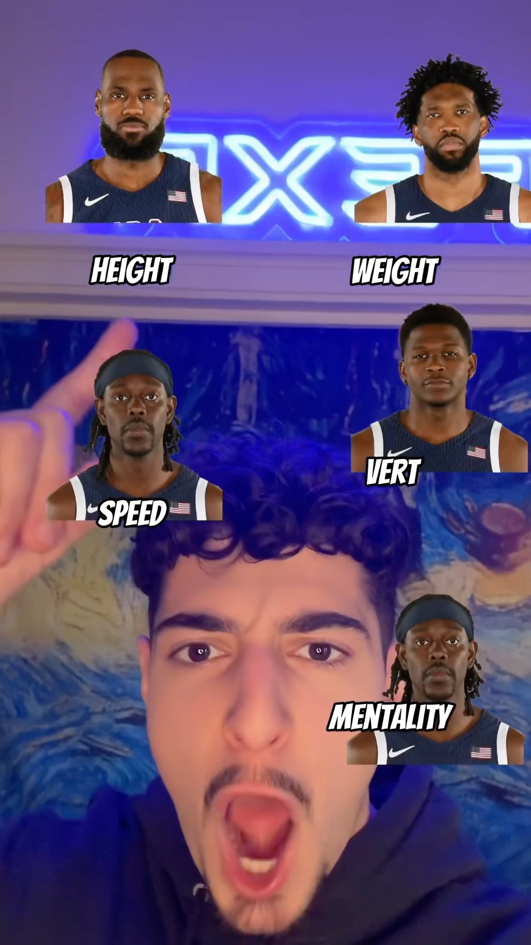 all we needed was the goats mentality??? #nba #lebron #anthonyedwards #curry #embiid #fexr