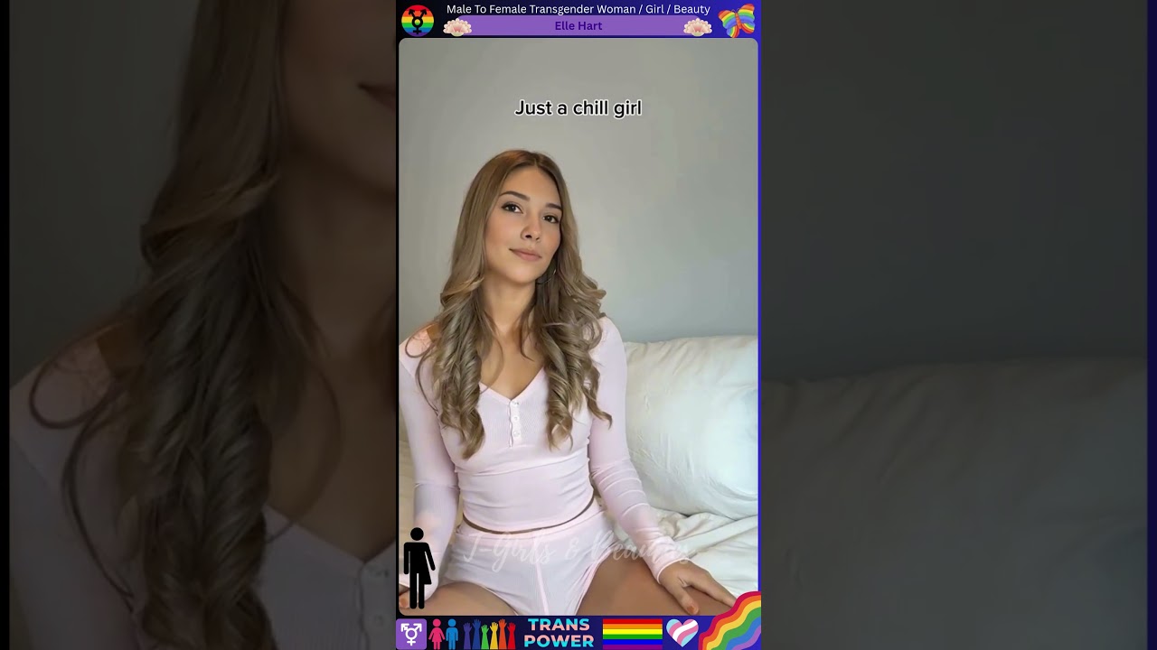 Женщина-трансгендер из мужчины в женщину — Элль Харт 