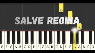 🎹 Salve Regina no Teclado/Piano - Tocado no Órgão | Tutorial com Notas Caindo (Nível Fácil)