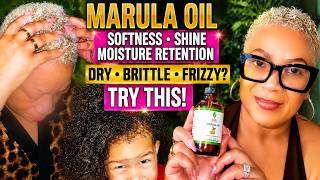 Marula Oil for Hair: The Secret to Softer, Shinier Hair & Less Breakage? | Benefits + How I Use It