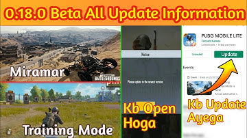 Pubg Mobile Lite Beta 0.18.0 Kab Open Hoga | 0.18.0 pubg lite newest version Problem solve kb hoga