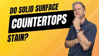 Do Solid Surface Countertops Stain?